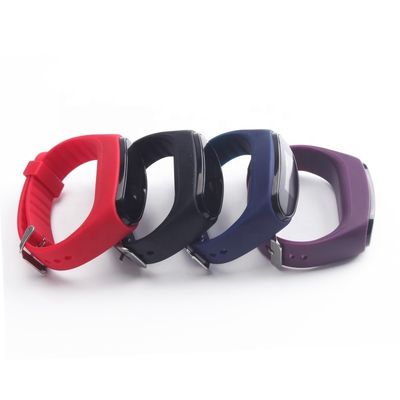 Contador de distância Pedômetro Fitness relógio passo Caloric Tracker silicone