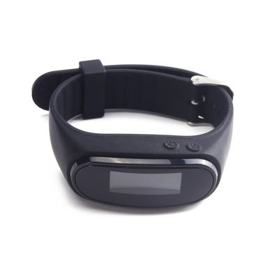Contador de distância Pedômetro Fitness relógio passo Caloric Tracker silicone