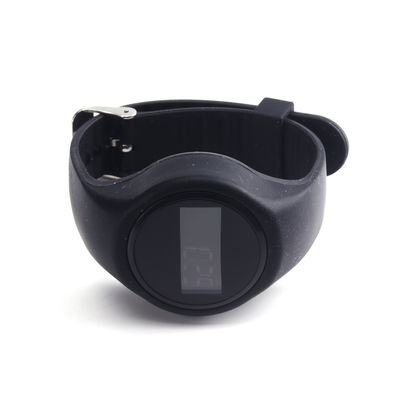 Pulseira de rastreador de passo de gel de sílica de fitness personalizada Wearable Break Time Clock Buzzer