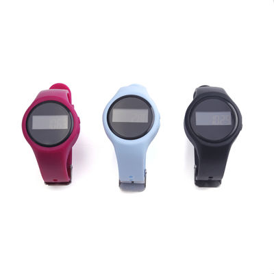 ABS azul escuro Pedômetro Homem relógio Pedômetro Fitness Tracker 36g