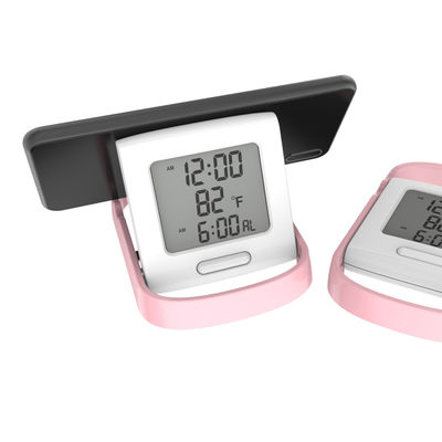 Exibição de relógio digital de mesa com LED multifuncional com display de calendário e temperatura