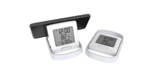 Relógio digital de plástico personalizado com alarme de nascer do sol moderno