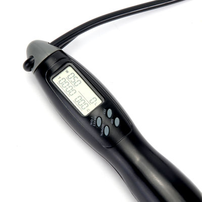 Corda de salto para fitness comprimento de corda ajustável JP-100 LCD Counter Panel Corda de salto para exercícios de fitness