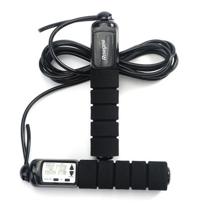 Corda de salto para fitness Rowgee OK-168 Logotipo personalizado ajustável velocidade pesada corda de salto ponderada para exercícios