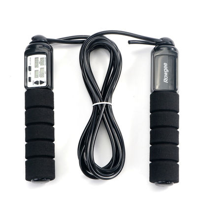 Corda de salto para fitness Rowgee OK-168 Logotipo personalizado ajustável velocidade pesada corda de salto ponderada para exercícios