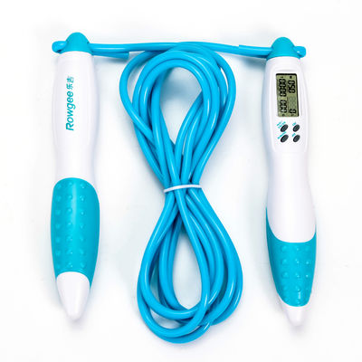 Corda de salto de fitness azul Unisex para casa Corda de salto de fitness com velocidade de rolamento ajustável Salto JP-100