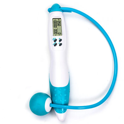 Unisex azul cordless corda de salto com bola presente exercício ferramenta desportiva