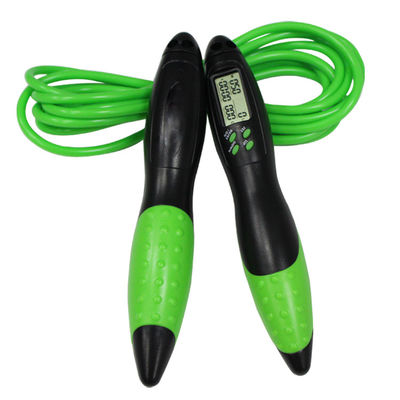 Corda de salto de fitness Exercício de corpo inteiro com JP-100 Corda de salto de contagem multifunção verde