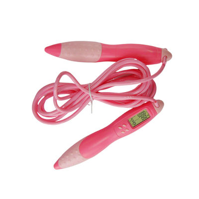 Fitness Jump Rope JP-100 All Pink Weight Bearing Aerobics Salting Rope Cor e Marca Personalizada