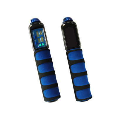 Fitness Jump Rope Logotipo de cor personalizada Preto Azul Escuro Jump Rope Exercício eletrônico Salto de corda OK-168