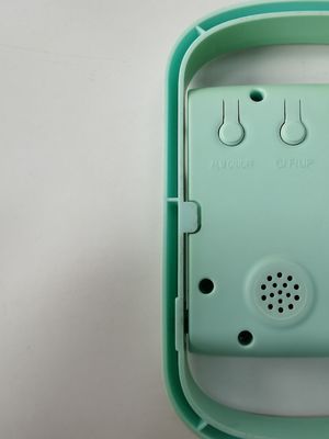 Relógio de alarme digital multifuncional para porta-telefone com temperatura e movimento eletrônico