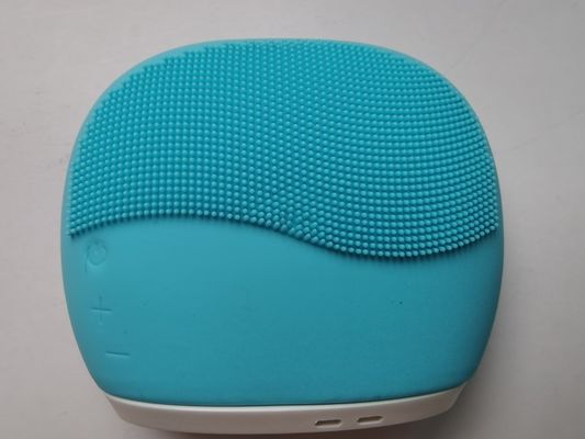 Limpeza facial eletrônica de silicone