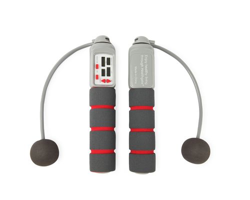 Corda de salto de fitness Unisex 157 G Exercício em casa Velocidade ponderada Corda de salto com contador e sem fio inteligente