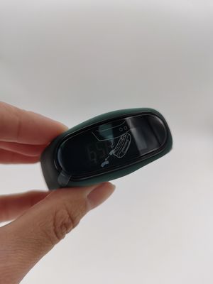 Pulseira de silicone pedômetro de fitness relógio passo contador bateria alimentada