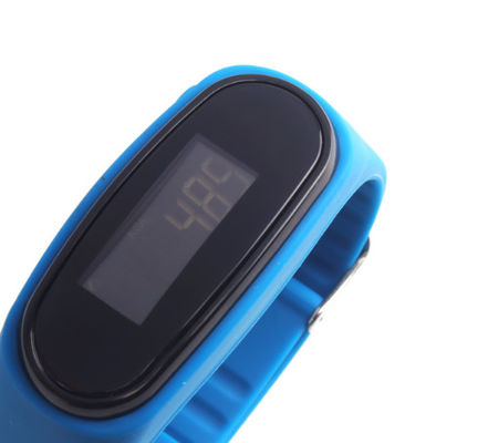 ABS azul escuro Pedômetro Homem relógio Pedômetro Fitness Tracker 36g