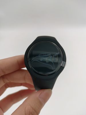 Customização Relógio de passo de homens com faixa de silicone ABS Gel de silicone Unisex