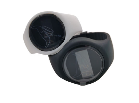 Customização Relógio de passo de homens com faixa de silicone ABS Gel de silicone Unisex