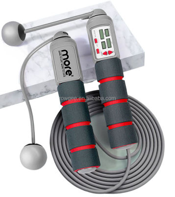 FCC Cordless Jump Rope Contador inteligente passo registro Calculo de queima de calorias