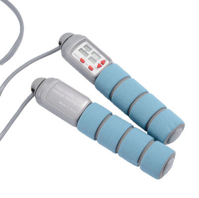 Corda de Pular Digital Equipada com Contador de Laços a Bateria e Cronômetro de Exercícios para Melhoria do Fitness e Construção Muscular