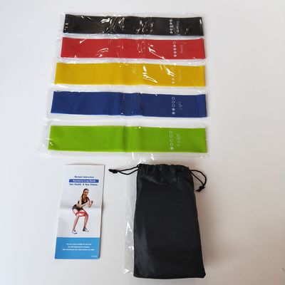 Yoga Fitness Cinturão de látex Cinturão de tração Cinturão de resistência Banda Conjunto para uso doméstico