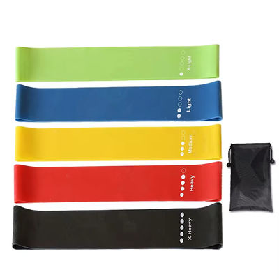 Desporto Yoga Mini Butt Força Customizado Latex Exercício Resistência Fitness Loop Bands Set