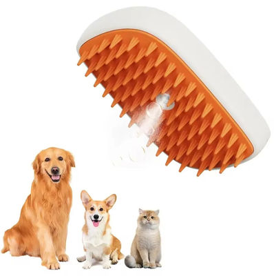 Novo Cute 3 em 1 Spray elétrico de depilação de animais de estimação, penteado de limpeza, escova de vapor para massagem e limpeza.