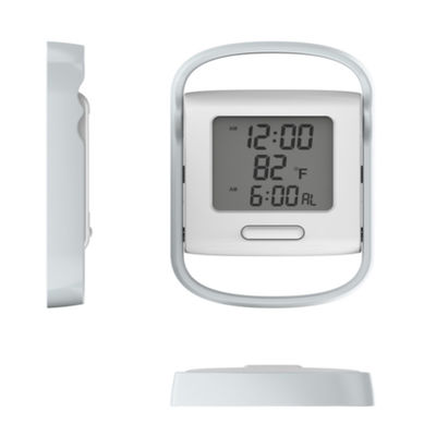 LCD Mini Relógio Digital Com Segundos Relógio de Cama Para Família E Design Moderno