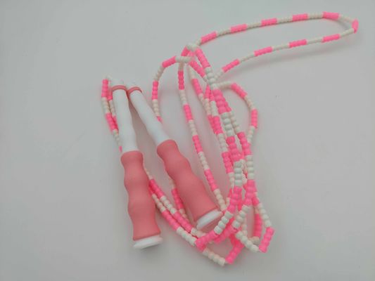 Cor rosa Unisexo Bambú Esporte Corda de Salto Exercício Corda de Salto Para Criança Adolescente