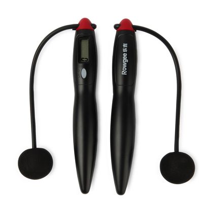 Corda de salto de PVC comprimento de corda ajustável JP-100 LCD Counter Panel Corda de salto para exercício físico