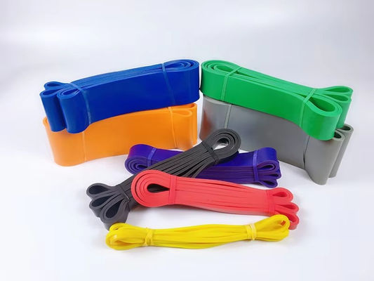 Desporto Yoga Butt Força Customizado Exercício de Látex Mini Resistência Fitness Loop Bands Set