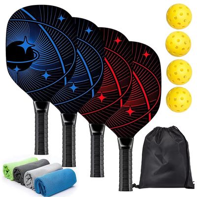 Raquete de Pickleball Raquete de Pickleball de madeira Pickleball Raquete Pickleball Raquete Set Esportes ao ar livre Pickleball Paddles