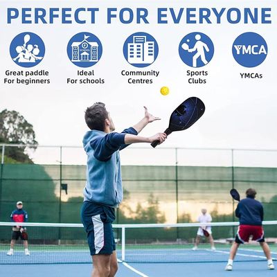 Raquete de Pickleball Raquete de Pickleball de madeira Pickleball Raquete Pickleball Raquete Set Esportes ao ar livre Pickleball Paddles