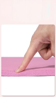 Tapete de Yoga em PVC Ecológico de Alta Elasticidade Projetado para Treinos, Sessões de Yoga, Uso em Casa e Academia, Espessuras e Cores