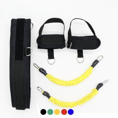Completo conjunto de banda elástica para exercícios em casa e no ginásio