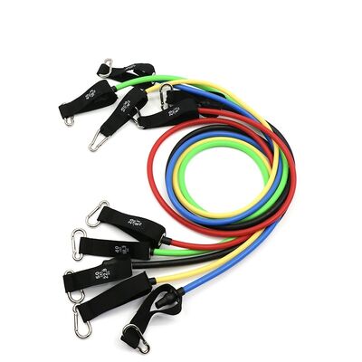 Conjunto de Bandas de Resistência com Múltiplos Níveis de Resistência e Kit de Acessórios