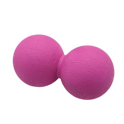 Bolas de massagem de amendoim de yoga para terapia de pontos gatilho aliviar dores musculares melhorar a mobilidade recuperar mais rápido textura compacta viajar-friendly