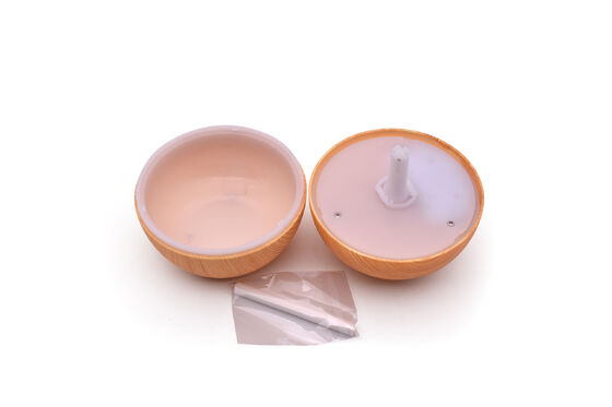 Difusor de design minimalista elegante com acabamento de grão de madeira e base antiderrapante