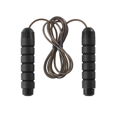 Logotipo personalizado Fitness Jump Rope Professional com 325g de peso e cor preta