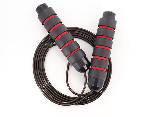 Logotipo personalizado Fitness Jump Rope Professional com 325g de peso e cor preta
