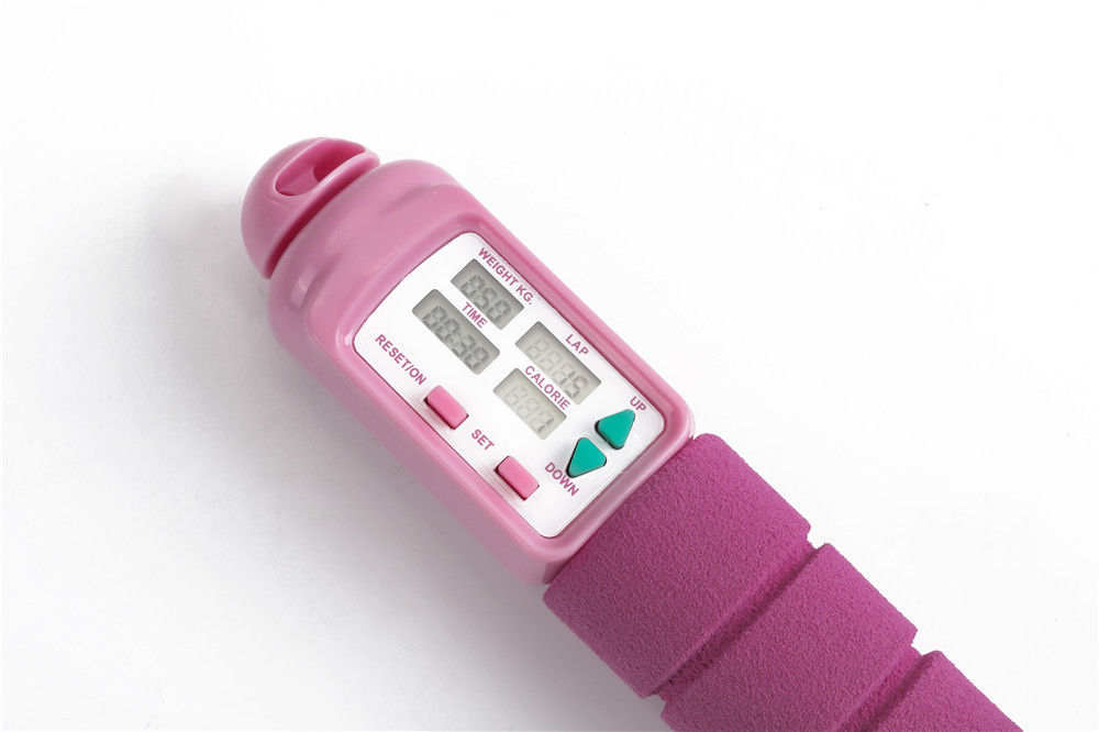 Corda de salto de fitness Unisex Gym Fitness Salto de corda OK-168 Com Loop Counter Até 9999 E Design Colorido