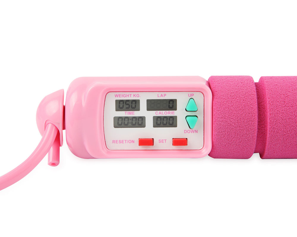 Corda de salto fitness Unisex Mass Customization OK-168 Cor rosa Corda de salto personalizada Cor e 180 G Peso