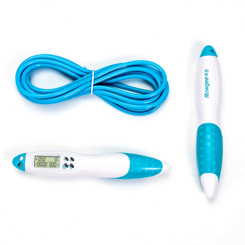 Corda de salto de fitness azul Unisex para casa Corda de salto de fitness com velocidade de rolamento ajustável Salto JP-100