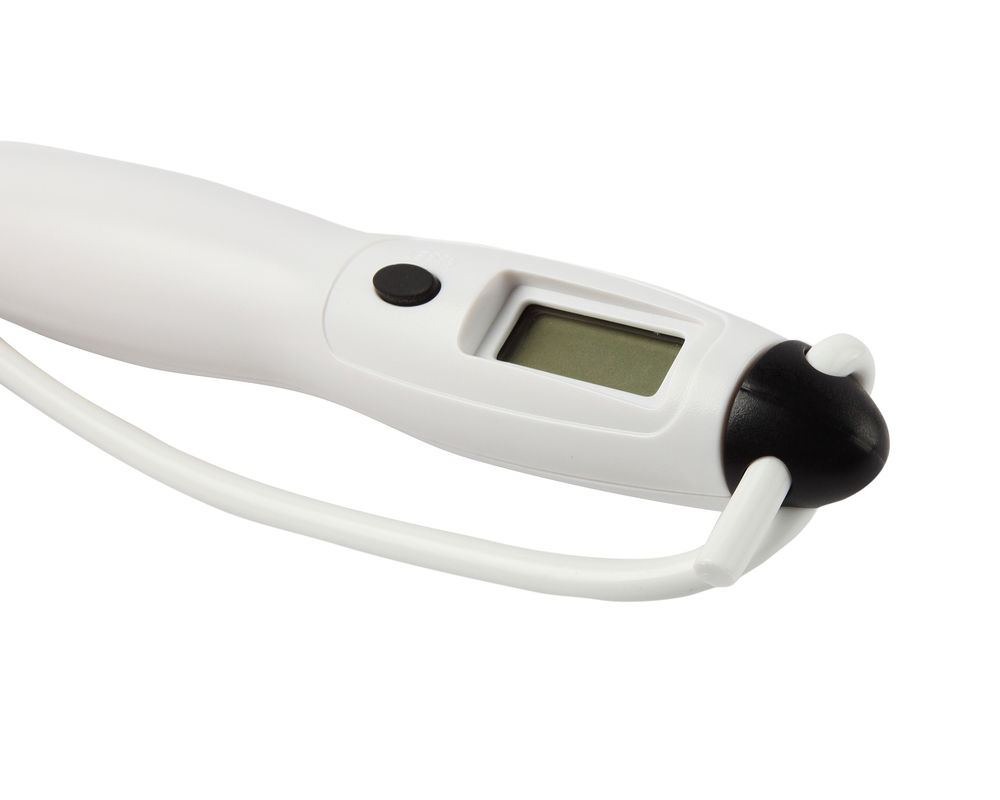 Corda de salto de fitness Ajustável por encomenda Corda de salto de PVC Branco Para treinamento de fitness Comprimento ajustável