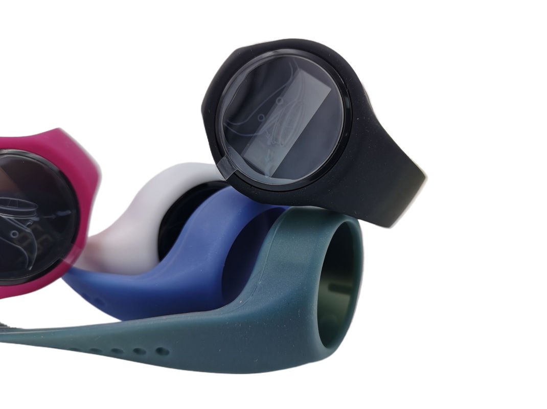Pulseira de silicone digital de passo contador de distância de rastreador de cores múltiplas