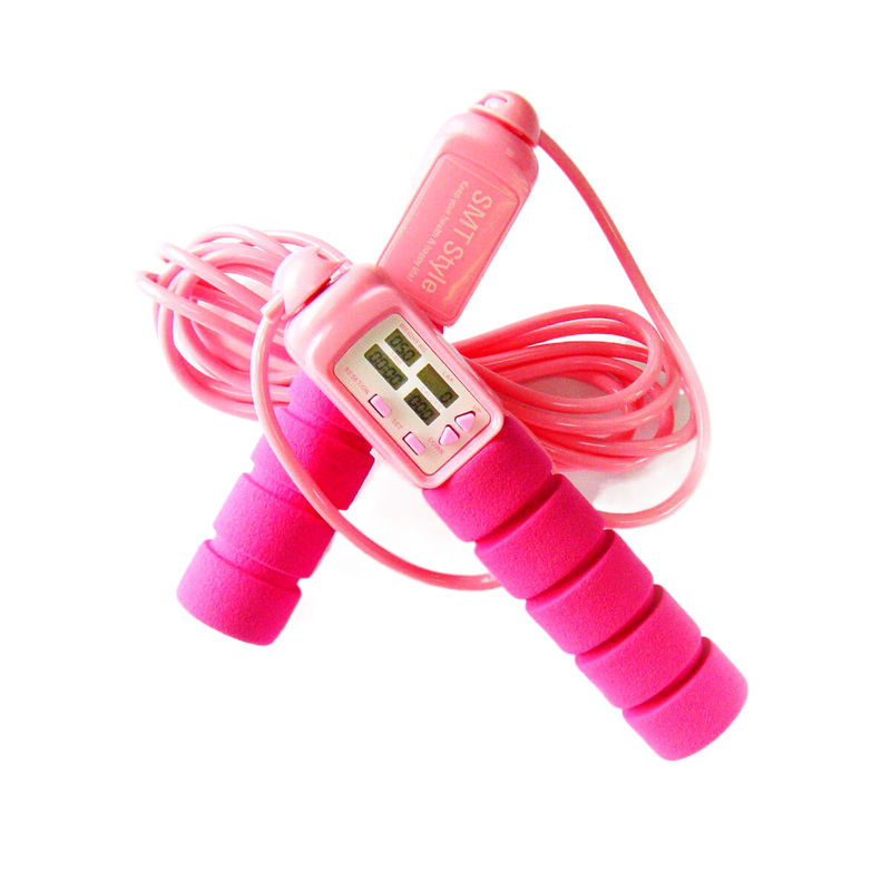 Fitness Salto de corda 18500 mm Rosa peso aeróbicos Salto de corda para mulheres Gym de cena aplicável
