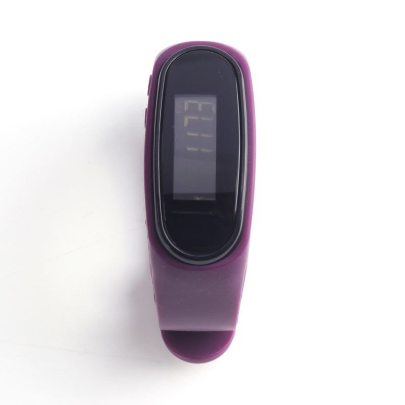 Faixa de silicone Fitness 10 Minutos Timer Com Buzzer Relógio Com Contador de Passos de Peso Predefinido