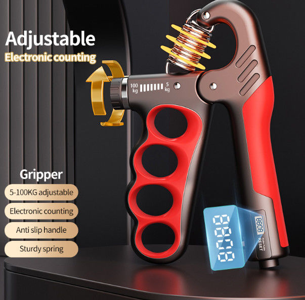 Adjustable Resistance Grip Trainer 11-220 Lbs Forearm Fortifier Construção muscular lesão recuperação Exercício Grip