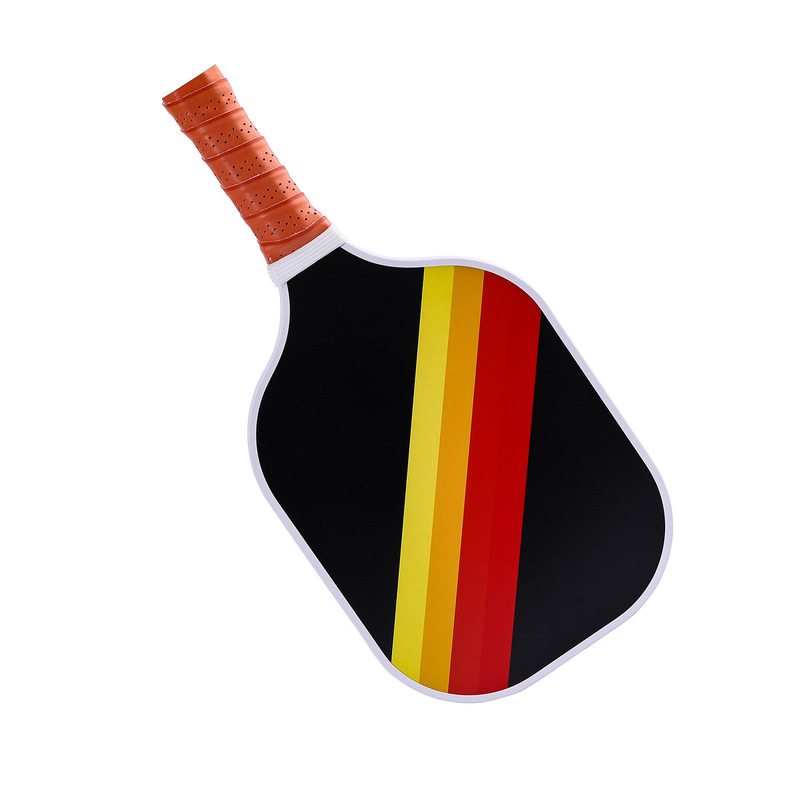 Conjunto completo de pickleball para adultos com 2 remos de fibra de vidro 4 bolas de ar livre e caixa de transporte