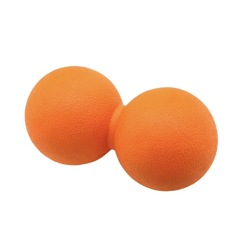 Bolas de massagem de amendoim de yoga para terapia de pontos gatilho aliviar dores musculares melhorar a mobilidade recuperar mais rápido textura compacta viajar-friendly