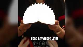 Luz de livro dobrável